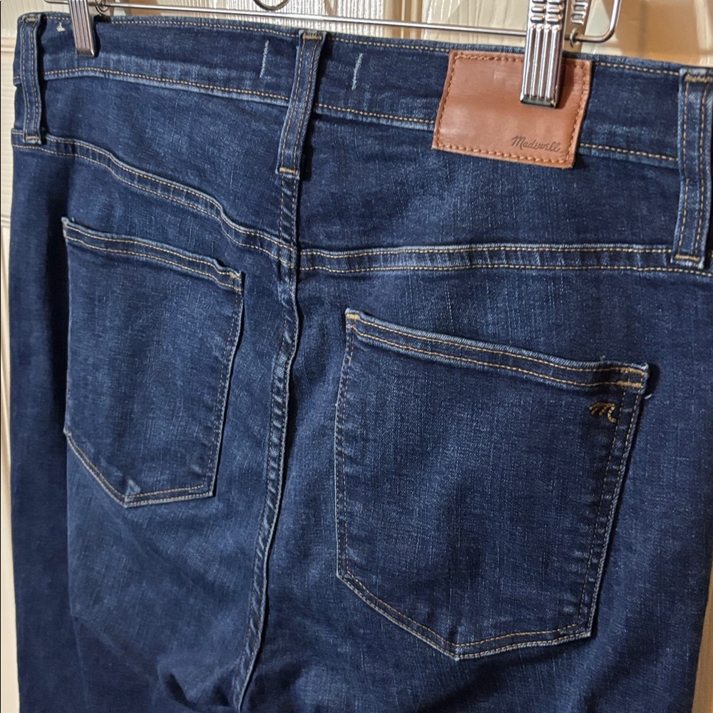 Madewell Indigo Denim Pants high rise skinny - Picture 4 of 7